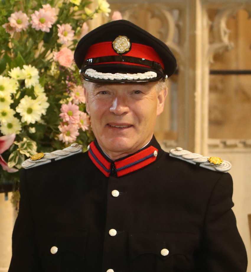 Robert Drewett - Vice Lord-Lieutenant, wearing his uniform